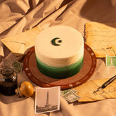 Serving Patriotism Cake