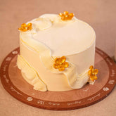 Ivory Ribbon Cake