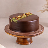 Kunafa Pistachio Chocolate Cake
