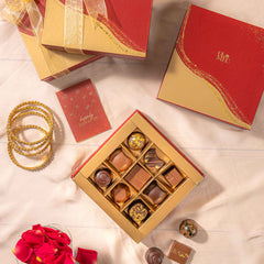 Ruby Sparkle Box Of 9