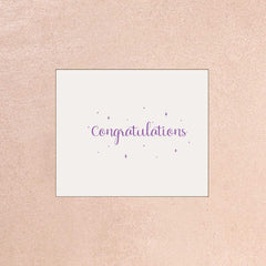 Congratulations
