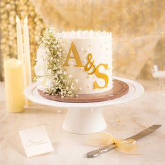 Initial Wedding Cake - Khi Only