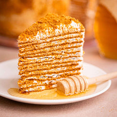 Russian Honey Cake (Medovik)