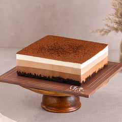 Triple Chocolate Mousse Cake